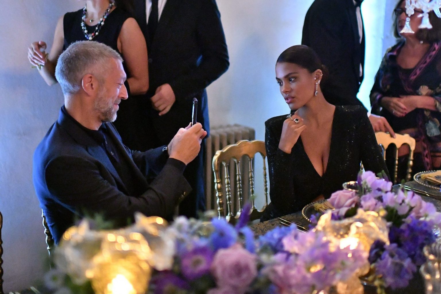 Vincent Cassel;Tina Kunakey Cassel